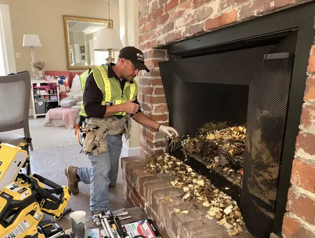 Safe screening installation by Riverside Chimney Sweep in Riverside, CA
