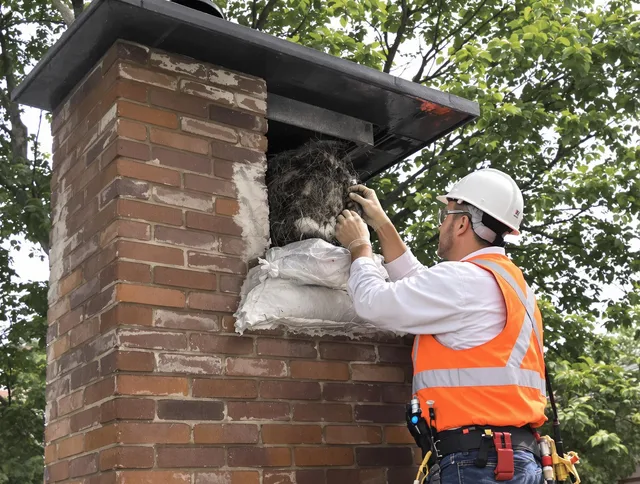 Humane removal of debris and animals by Riverside Chimney Sweep in Riverside, CA