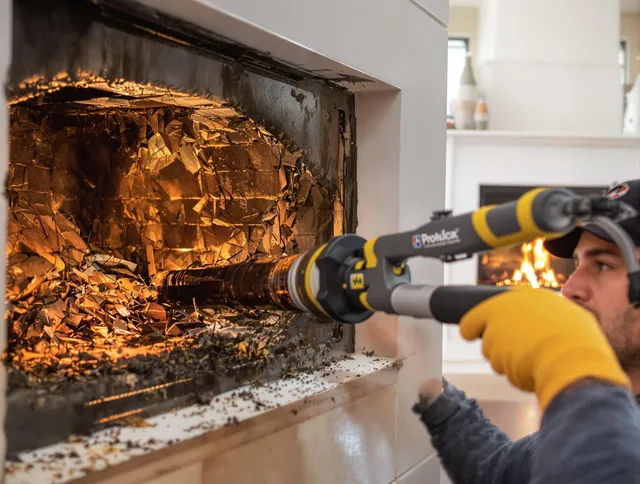Professional chimney cleaning by Riverside Chimney Sweep in Riverside, CA