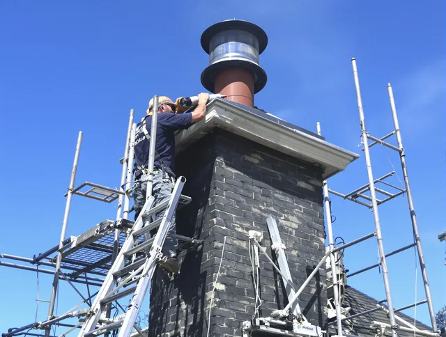 Sturdy chimney crown finished by Riverside Chimney Sweep in Riverside, CA