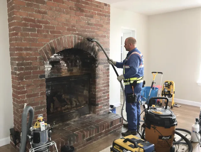 Riverside Chimney Sweep expert performing detailed chimney sweep in Riverside, CA